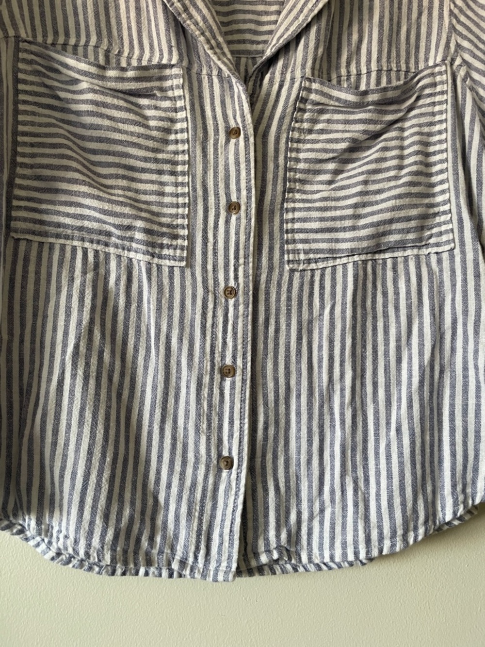 Universal Thread|Striped Button Down Shirt|Large|… - image 3